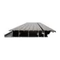 Terrassendielen AluClick – Farbe: grau, Querschnitt: 165,5 x 26,6 mm, Länge: 2,2 m