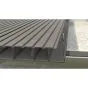 Terrassendielen AluClick – Farbe: braun, Querschnitt: 165,5 x 26,6 mm, Länge: 2,2 m