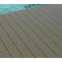 Terrassendielen AluClick – Farbe: dunkelgrau, Querschnitt: 165,5 x 26,6 mm, Länge: 2,2 m