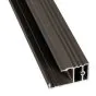 Aluminium Antrittsprofil – Farbe: dunkelgrau, Länge: 2,25 m