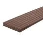 Terrassendielen Recycling - Länge: 3000 mm, Querschnitt: 195 x 28 mm, Farbe: braun