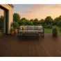 Terrassendielen Stecksystem WPC – Farbe: dunkelbraun, Breite: 150 mm, Länge: 600 mm, Höhe: 22 mm