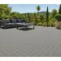 Terrassenfliese WPC Hellgrau - Abmessungen: 300 x 300 mm, Höhe: 24 mm