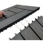 Terrassenfliese WPC Moskau - Abmessungen: 300 x 300 mm