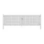 Rohrrahmenflügeltor 2-flügelig - Ausführung: verzinkt, Höhe: 143 cm, Durchgangslichte: 500 cm