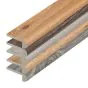 Stufenauflage Vollprofil für Click Vinyl, 2400 x 72 x 25 mm