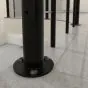 Brüstungsgeländer für Mod. Washington - Länge: 100 cm, Höhe: 90 cm, Farbe: schwarz, Holzart: Buche