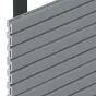 WPC Profil Stil - Farbe: braun, Länge: 200 cm, Höhe: 15 cm, Stärke: 2 cm