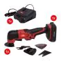 Akku Multitool SET 18V