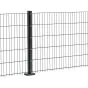 Doppelstabmattenzaun David 6/5/6 mm - Ausführung: anthrazit beschichtet, Höhe: 43 cm, Länge: 251 cm