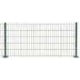 Doppelstabmattenzaun David 6/5/6 mm - Ausführung: grün beschichtet, Höhe: 183 cm, Länge: 251 cm