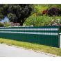 Doppelstabmattenzaun David 6/5/6 mm - Ausführung: grün beschichtet, Höhe: 223 cm, Länge: 251 cm