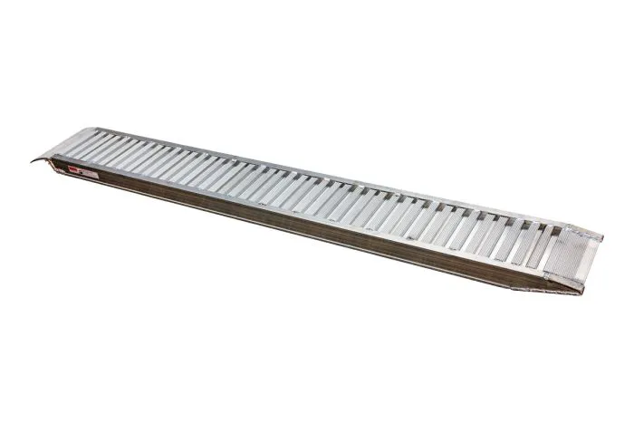Alu Auffahrtsrampe SteinerRAMP X - Länge: 2,50 m, max. Belastbarkeit Paar*: 3300 kg, Ausführung: mit Auflageplatte
