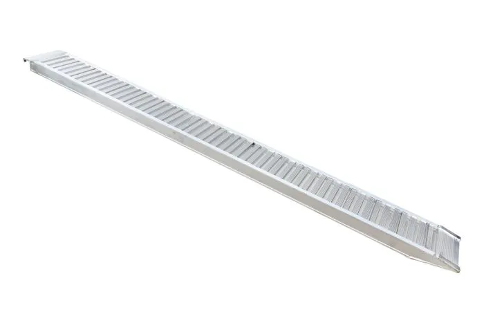 Alu Auffahrtsrampe SteinerRAMP X - Länge: 2,95 m, max. Belastbarkeit Paar*: 2800 kg, Ausführung: mit Einhängehaken