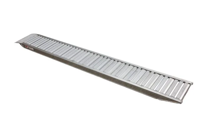 Alu Auffahrtsrampe SteinerRAMP X - Länge: 2,50 m, max. Belastbarkeit Paar*: 1600 kg, Ausführung: mit Auflageplatte