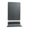 Magnettafel inkl. Ablage aus Metall - schwarz, 360 x 520 mm