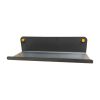 Ablage aus Metall - schwarz, 360 x 140 mm
