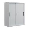 Büroschrank Mod. Elisa mit 2 versperrbaren Schiebetüren - Breite: 900 mm, Höhe: 1050 mm, Tiefe: 400 mm