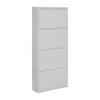 Schuhschrank Mod. Elisa mit 4 Fächern - Breite: 505 mm, Höhe: 1440 mm, Tiefe: 152 mm