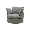 Outdoorsofa Lisboa Sofa drehbar - Farbe: mittelgrau, Breite: 1080 mm, Tiefe: 1040 mm, Höhe: 630 mm