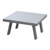 Kaffeetisch quadratisch Lissabon aus Aluminium - Farbe: graualuminium, Maße: 710  x 710 x 380 mm