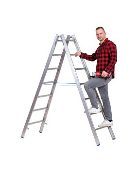 Alu-Sprossen Stehleiter Mod. 000