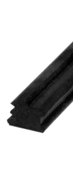 Abschlussdichtung für Glasstärke 16,76 mm, Länge: 5 m