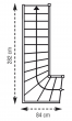 Bausatztreppe Meister Eder - Ausführung: rechts gewendelt