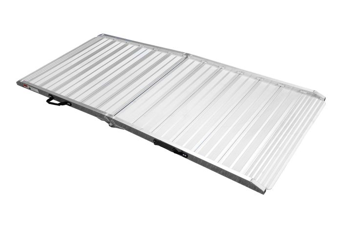 Alu Auffahrtsrampe klappbar - Breite: 90 cm, Länge: 2,13 m, max. Belastbarkeit *: 400 kg