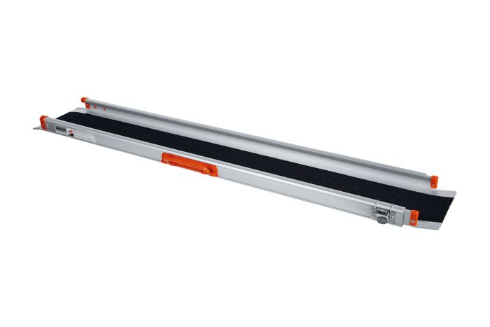 Alu Auffahrtsrampe teleskopisch - min./max. Länge: 1,37 / 2,40 m, max. Belastbarkeit Paar*: 270 kg