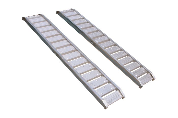 Aluminium Auffahrtsrampe max. Belastbarkeit Paar*: 1800 kg