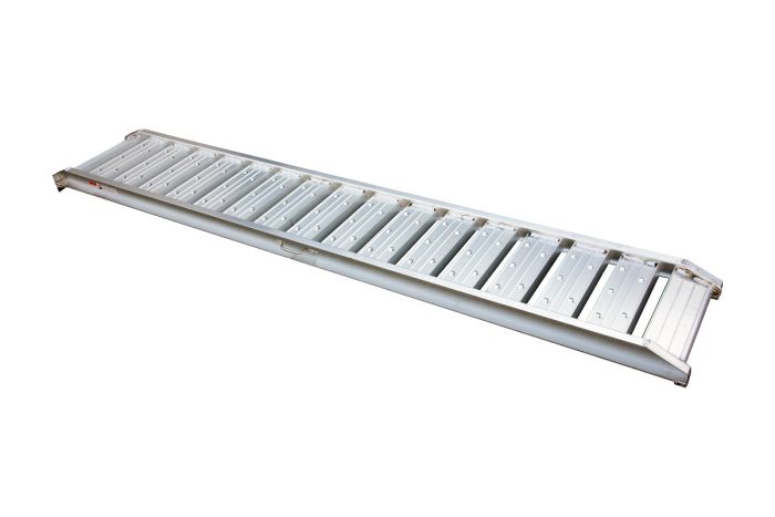 Aluminium Auffahrtsrampe PRO max. Belastbarkeit Paar*: 2400 kg - Länge: 2,73 m