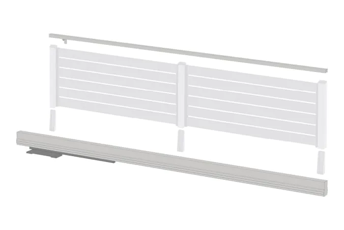 Alu Schiebetor Vario mit Motor on Board - Durchfahrtslichte bis.: 3500 mm, Gesamtlänge: 4185 mm, Farbe: grau