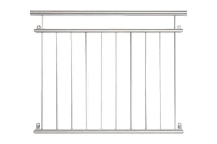 Französischer Balkon „Classic“ - Länge: 139 cm, Material: Edelstahl