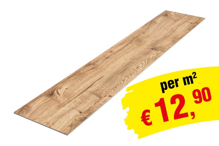 Vinylboden Loose Lay 1220 x 228 x 5 mm (LxBxH) - Modell: HAYDN Eiche Dekor