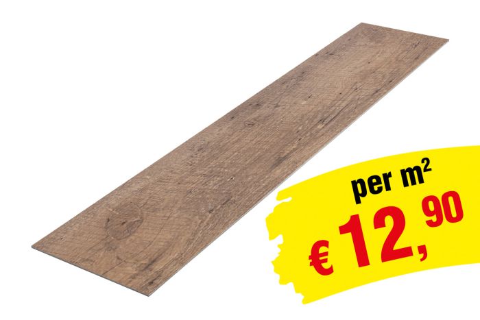 Vinylboden Loose Lay 1220 x 228 x 5 mm (LxBxH) - Modell: VERDI Eiche Dekor