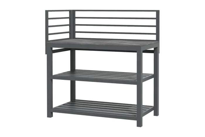 Outdoorküche aus Aluminium & Sinterstein Modul C Ablage - Breite: 1200 mm, Tiefe: 590 mm, Höhe: 1240 mm