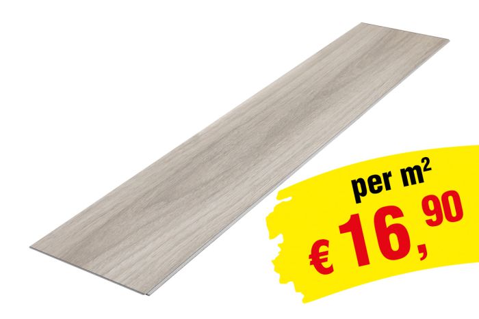 Vinylboden SPC Clicksystem 1220 x 229 x 6,5 mm (LxBxH) - Modell: BRAHMS Walnuss Dekor