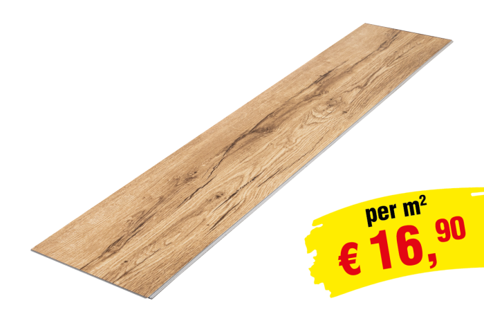 Vinylboden SPC Clicksystem 1220 x 229 x 6,5 mm (LxBxH) - Modell: HAYDN Eiche Dekor