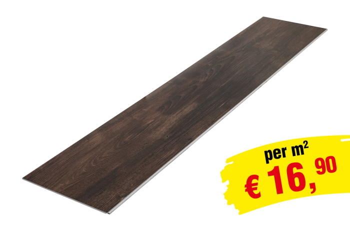 Vinylboden SPC Clicksystem 1220 x 229 x 6,5 mm (LxBxH) - Modell: SCHUBERT Eiche Dekor