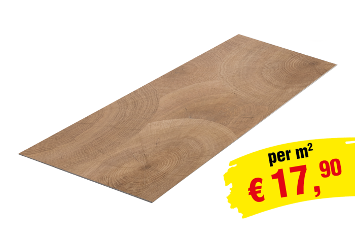 Vinylboden Loose Lay 914 x 457 x 5 mm (LxBxH) - Maße: 914 x 457 x 5 mm (LxBxH), Modell: ROSSINI Holz Dekor