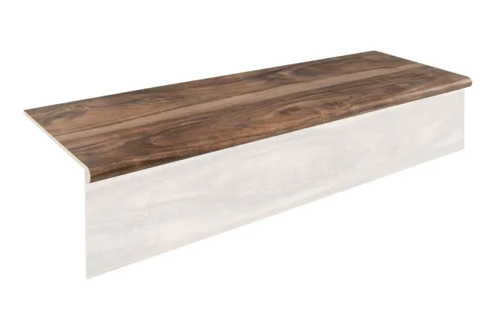 Stufenauflage Vinyl 1200 x 300 x 30 mm  - Modell: CHOPIN Walnuss Dekor