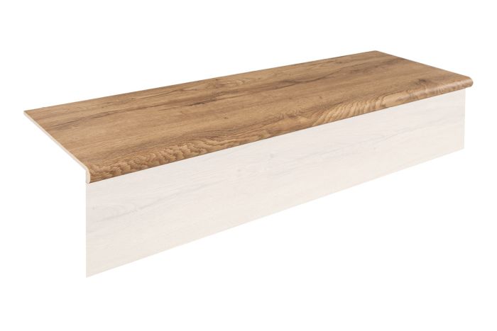 Stufenauflage Vinyl 1200 x 300 x 30 mm  - Modell: HAYDN Eiche Dekor