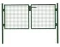 Zauntor Dingo 2-flügelig - Maße (H x B): 125 x 300 cm, Ausführung: verzinkt