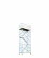 Alu Fahrgerüst Mod. F (Treppenturm) - Breite: 1,30 m, Länge: 2,50 m - Arbeitshöhe: 8,30 m