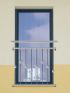 Französischer Balkon „Canberra“ - Länge: 115 cm