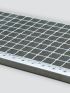 Gitterrost-Stufen 30 x 30 mm, feuerverzinkt - Breite: 1300 mm, Tiefe: 270 mm