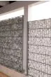 Gittermatten für Gabionenwand - Gittermatte: 8/6/8 mm, Höhe: 103 cm, Länge: 251 cm, Ausführung: anthrazit beschichtet