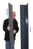 Eckverbinder für Gabionenwand Easy - Ausführung: anthrazit beschichtet, Höhe: 123 cm