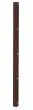 Zaunanschlussleiste Luxury Goliath - Ausführung: antik kupfer, Höhe: 123 / 130 cm